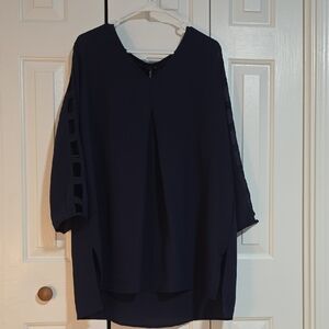 Chic Navy Women's Blouse